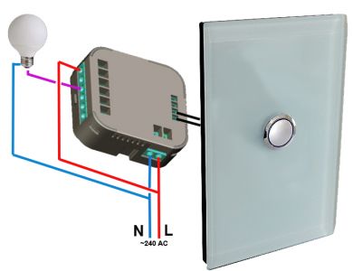 DHS Z-Wave Single In-Wall Switch