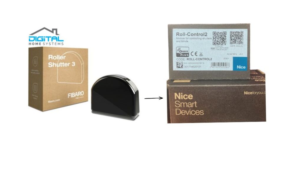 FIBARO Z-Wave R/Shutter 3 (Nice Roll Control 2)
