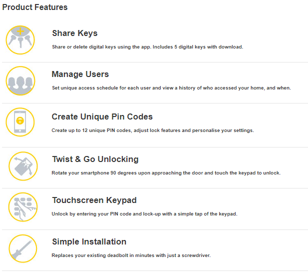 YALE Assure Z-Wave Module - Product Features