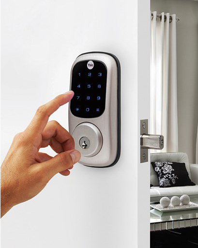 Yale Touchscreen Deadbolt Insitu Hand