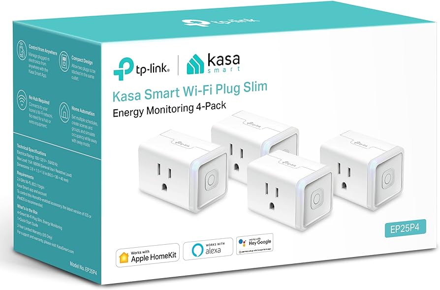 Kasa Smart Wi-Fi Plug Slim (EP25)