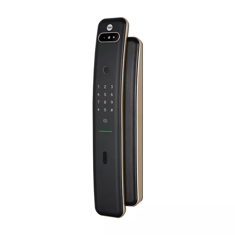 Digital_Home_Systems_luna_pro_plus_smart_lock_front_body_gold
