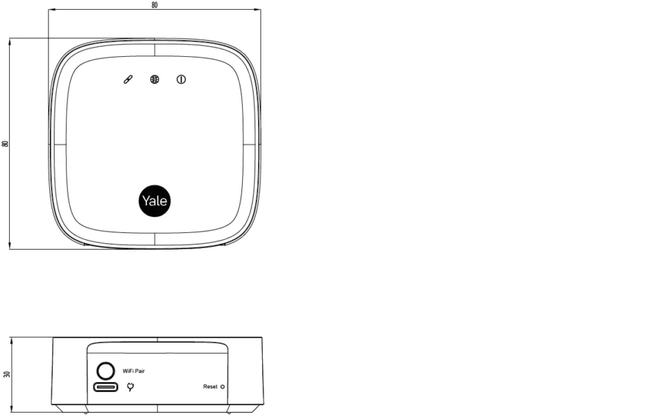 Yale Smart Mortice Lock 3109A-6