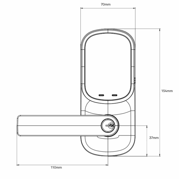 Yale Assure Lever Satin Chrome