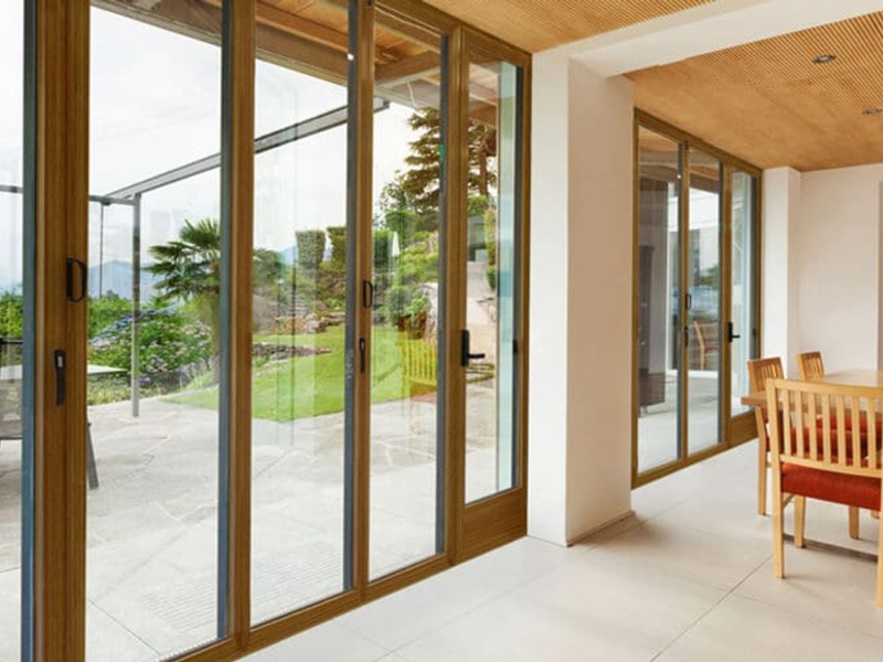 Corporate office using Energy Efficient Door Systems to lower HVAC energy costs