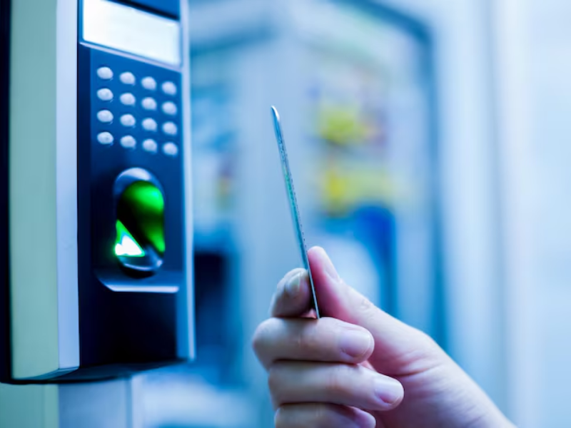 Weatherproof keypad access control for gate entry