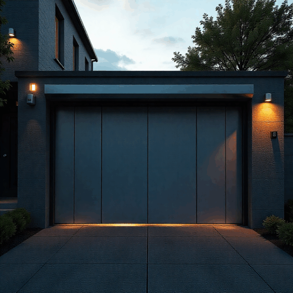 Heavy-duty sliding gate automation installed at warehouse loading zone