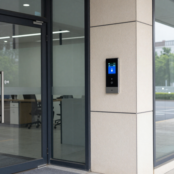 Control room displaying access control system activity