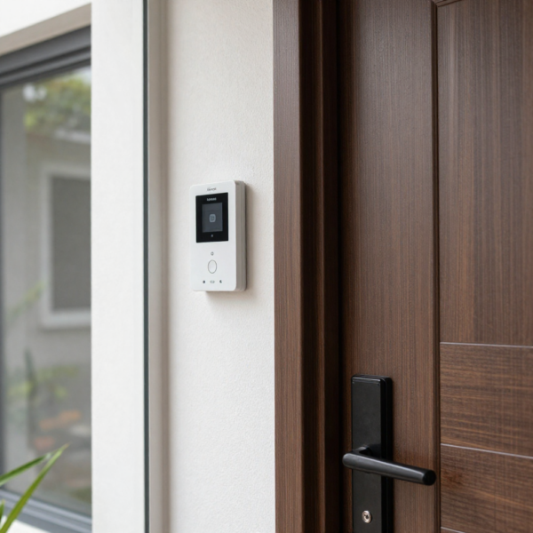 Akuvox 2-Wire IP Intercom Kit used in apartment building security system