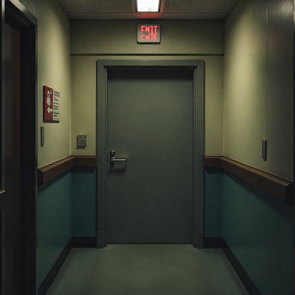 Automatic swing door opener supporting accessibility on a fire-rated entrance