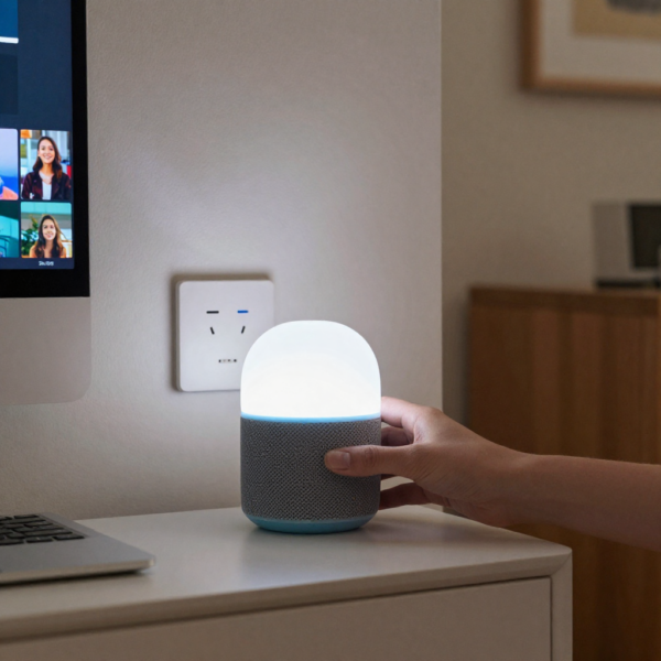 Jigsaw Gateway used in a modern home for voice-controlled lighting and scenes