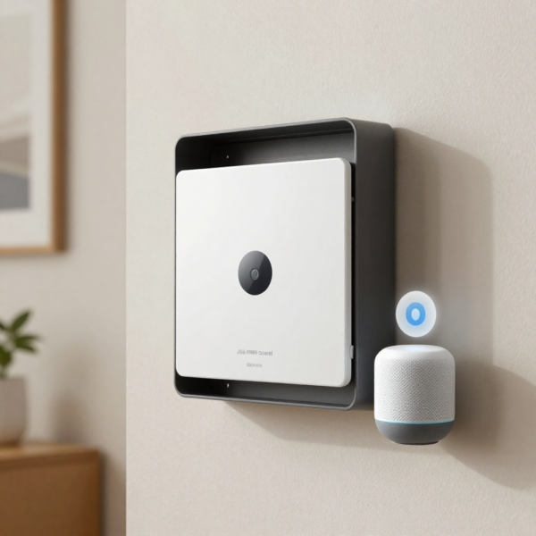 Jigsaw KNX Gateway showing Ethernet connectivity for stable voice control
