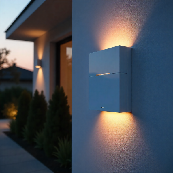 Z-Wave Siren mounted on a house exterior to improve home security and intrusion alerts