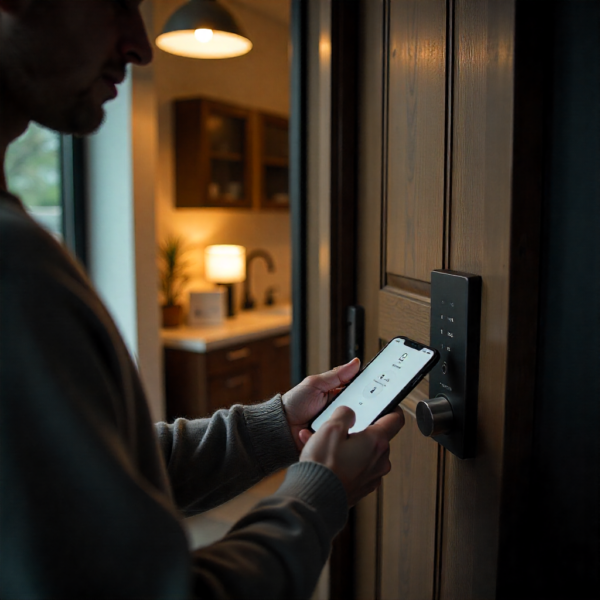 Access Control Systems allowing Airbnb guest self check-in