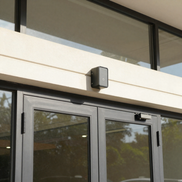 Automatic swing door opener with ventilation openings for heat dissipation
