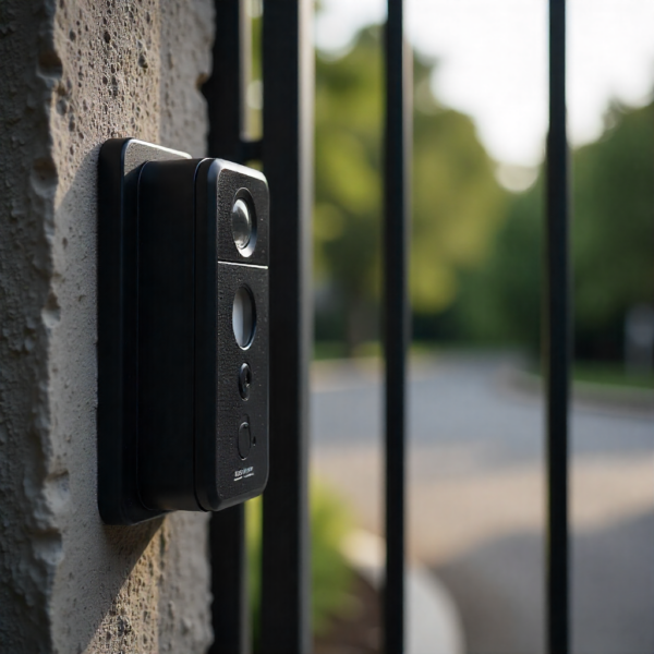 Safety sensors for gates operating in foggy outdoor conditions