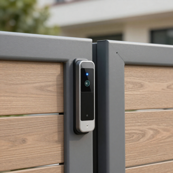 Safety sensors for gates securing a residential and commercial automatic gate entrance.