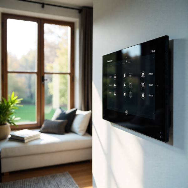 Smart window control system protecting windows during strong wind