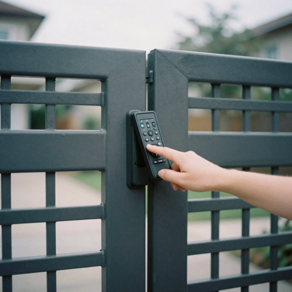 Swing gate automation operating at long driveway distance