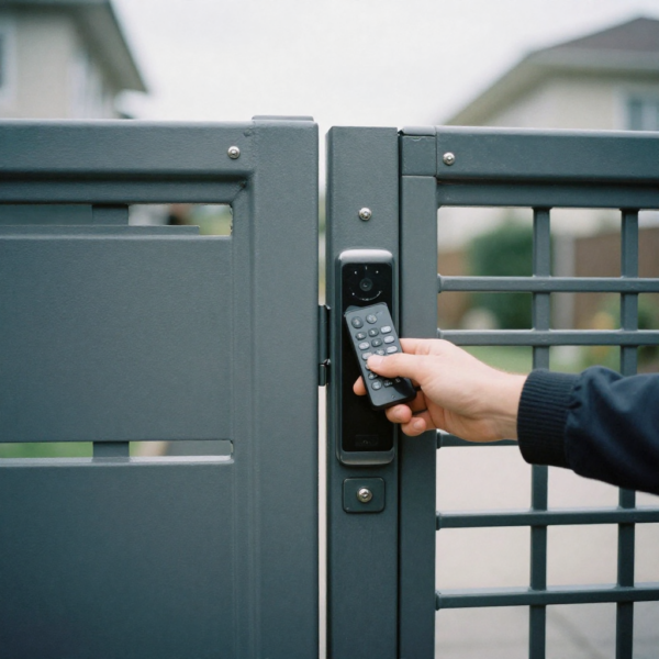 Swing gate automation showing connectivity issues with remote not responding at driveway