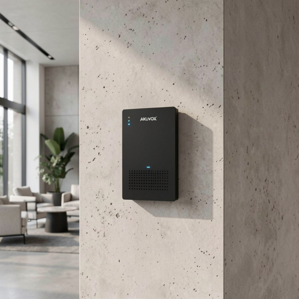 Akuvox 2-Wire IP Intercom Kit used for modernising legacy intercom wiring