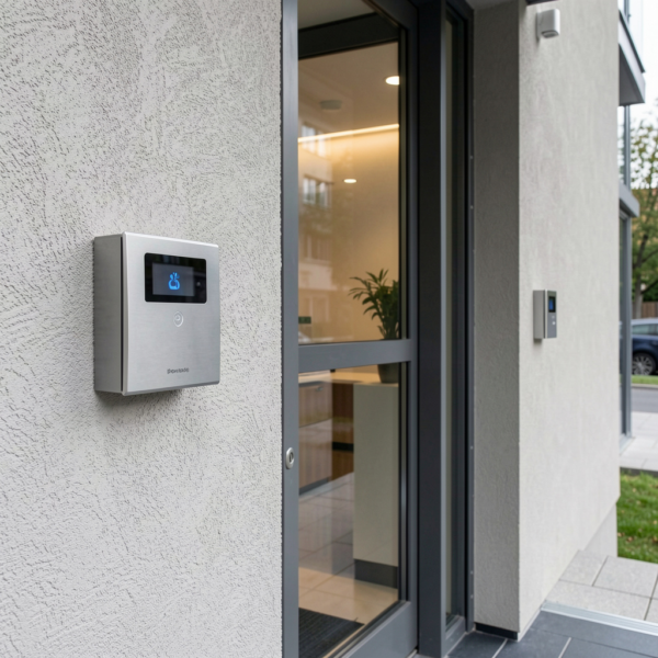 2-wire intercom distributor wiring setup