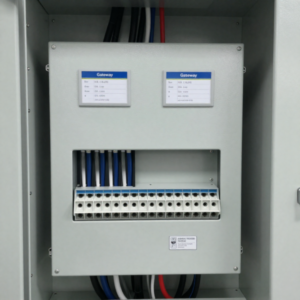 Jigsaw KNX Gateway (2 Users) installed in control cabinet