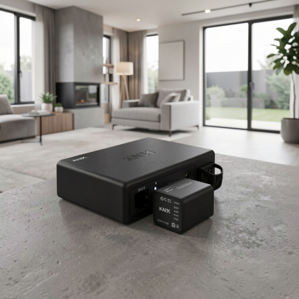 Jigsaw KNX Gateway (2 Users) installed in a residential KNX automation setup