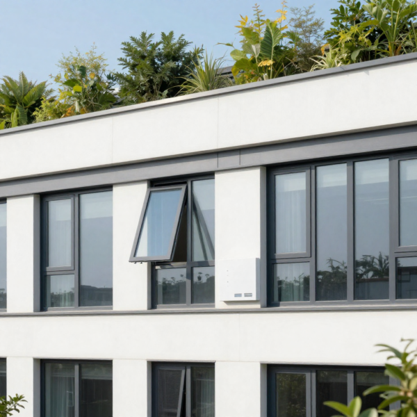 Smart window control system in commercial building