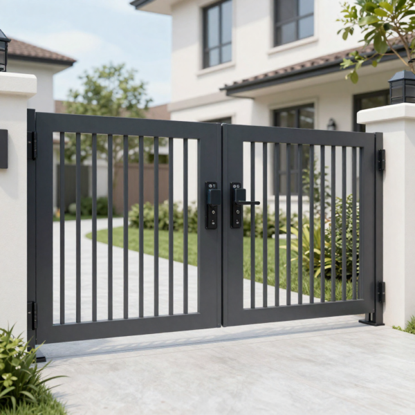 Swing gate automation hinge alignment check