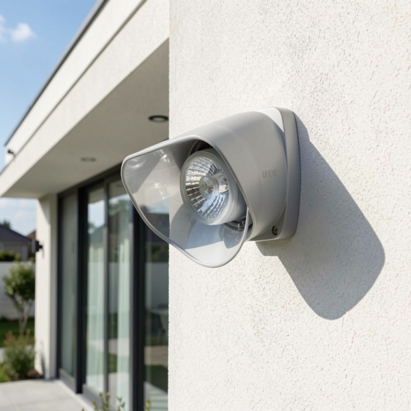 Vision Z-Wave Outdoor Siren mounted on exterior wall