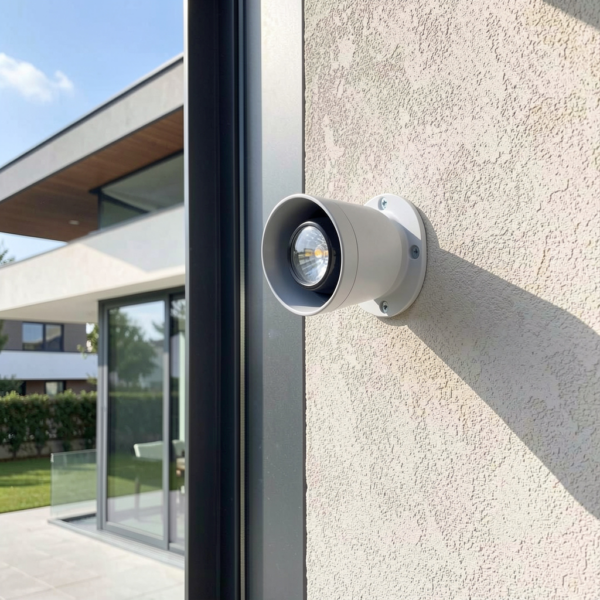 Wireless outdoor security siren for smart home