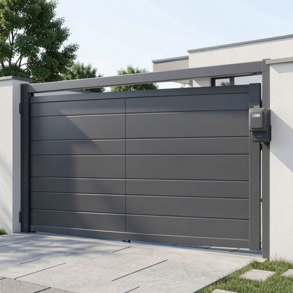 Sliding gate automation heavy steel gate movement