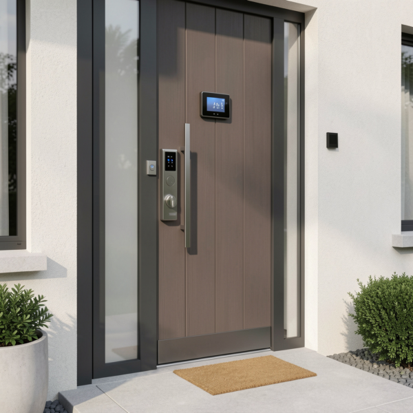 Smart lock unlocking via smartphone app