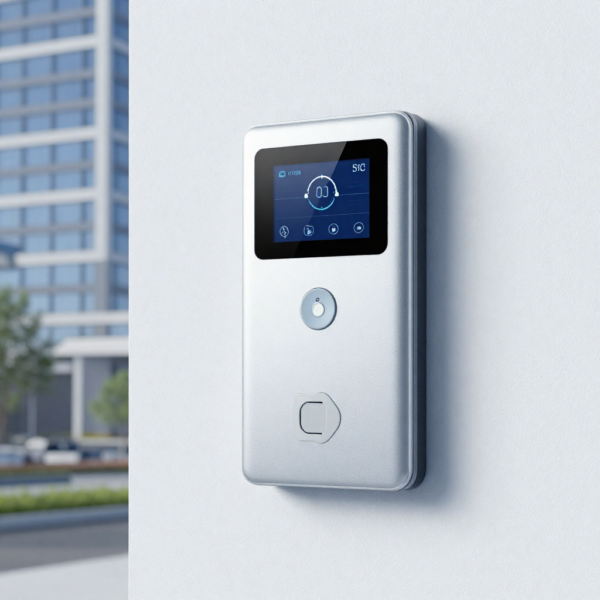 Smart Access Control Systems protecting residential and commercial entrances in urban developments.