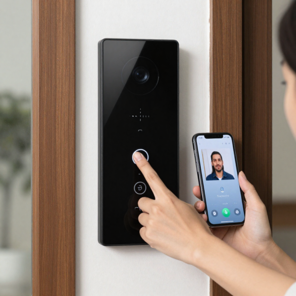 Smart access control using IP intercom systems at building entry