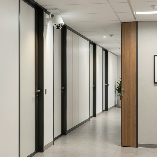 Network security solution with firewall and encryption protecting systems.