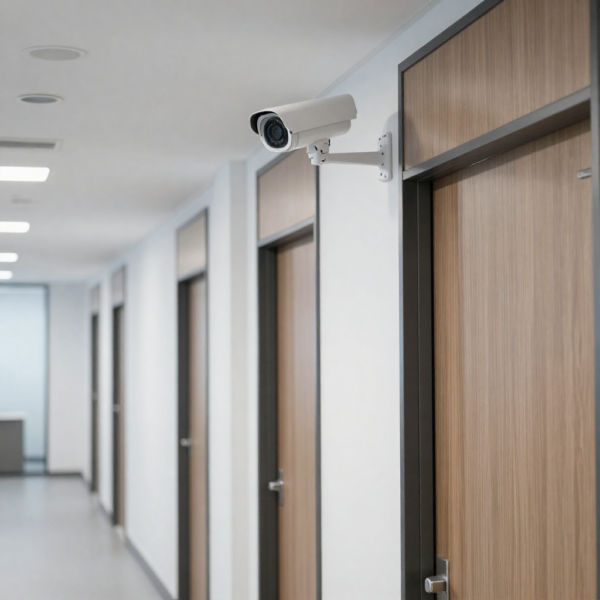 Network security system protecting business infrastructure from cyber threats.