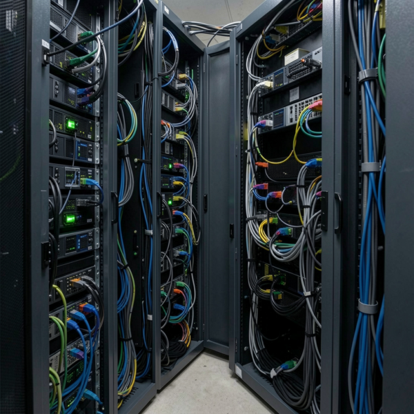 Enterprise network security system preventing unauthorized access and data breaches.