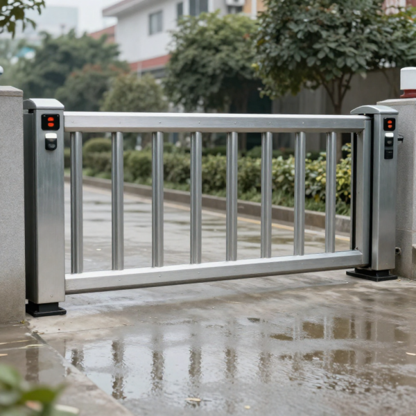 Modern safety sensors for gates ensuring secure and reliable access.