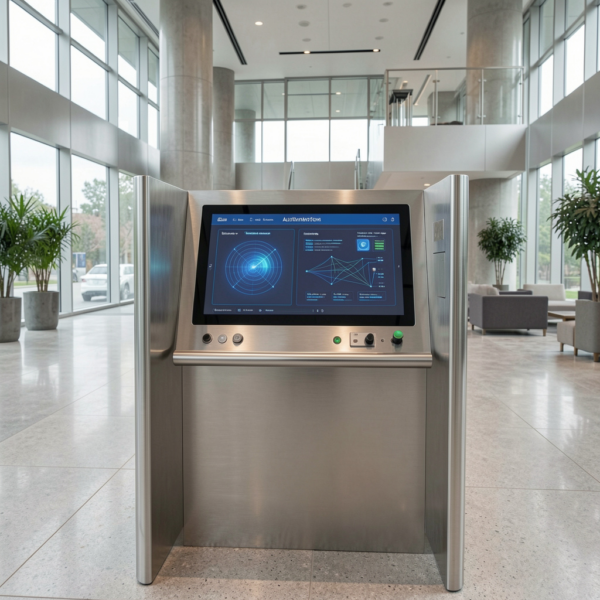 Smart automation solutions driving ESG innovation in a futuristic green manufacturing facility