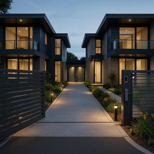 entrance automation for duplex projects