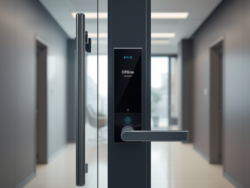 Secure building entry using access control systems without internet