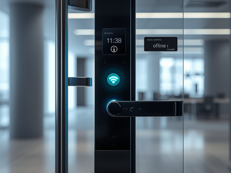 Door access control system components and devices