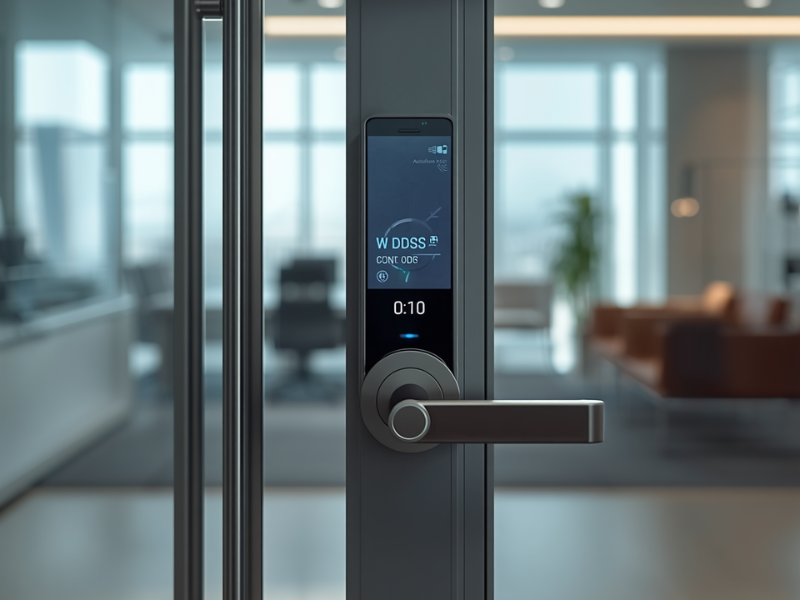 Modern building secured by offline access control systems