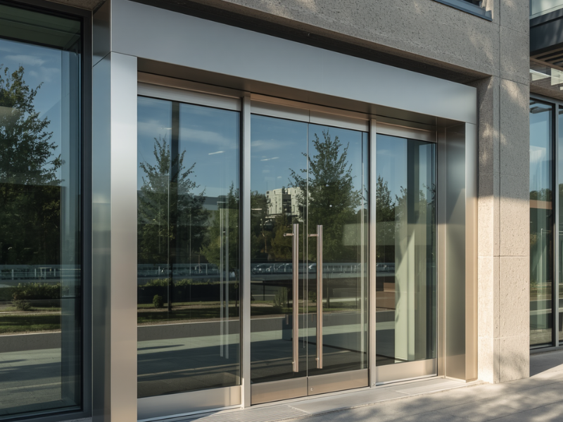 Commercial automatic sliding door product for humid environments
