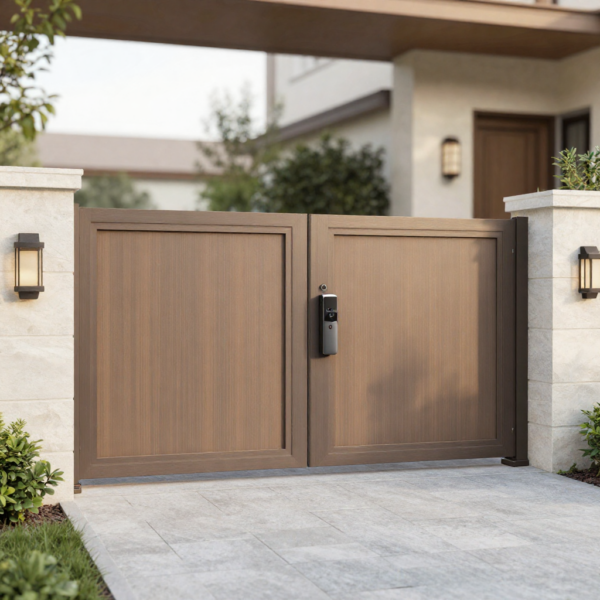 Smart swing gate automation in residential property