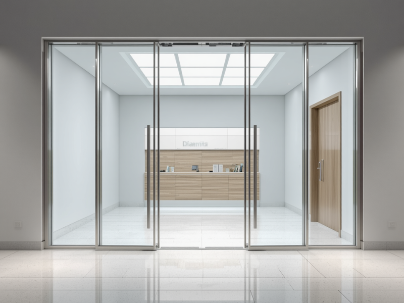 Commercial automatic door kit for clinic and office use