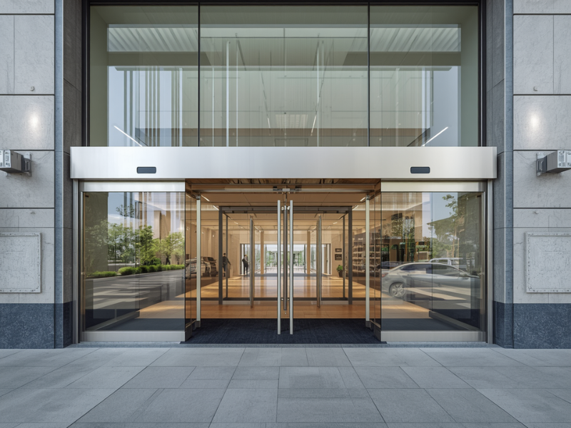 Sliding door operator repair and maintenance commercial entrance