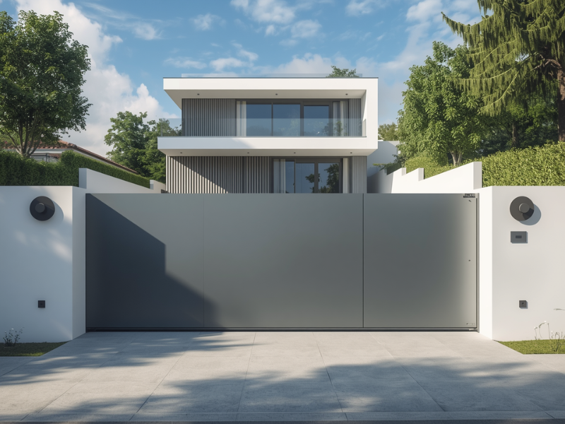 Gate motor for sloped driveway automation sliding gate system